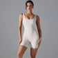 One Piece V Back Sports Jumpsuit Gym Romper Sleeveless Sportswear Bodysuit Women's Casual One-Piece Suit Yoga Clothing Set The Clothing Company Sydney