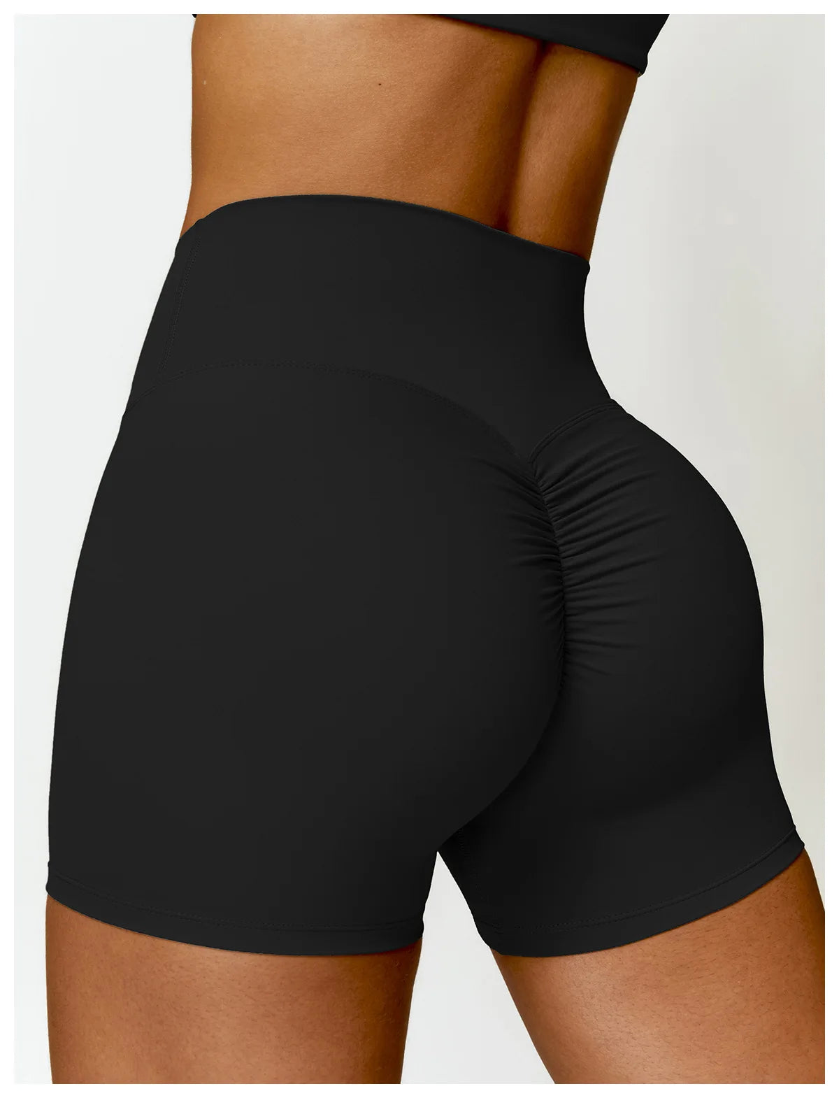 Women's Yoga Shorts Gym Leggings Cycling Slim Fit Workout Shorts High Waist Sports Shorts - The Clothing Company Sydney