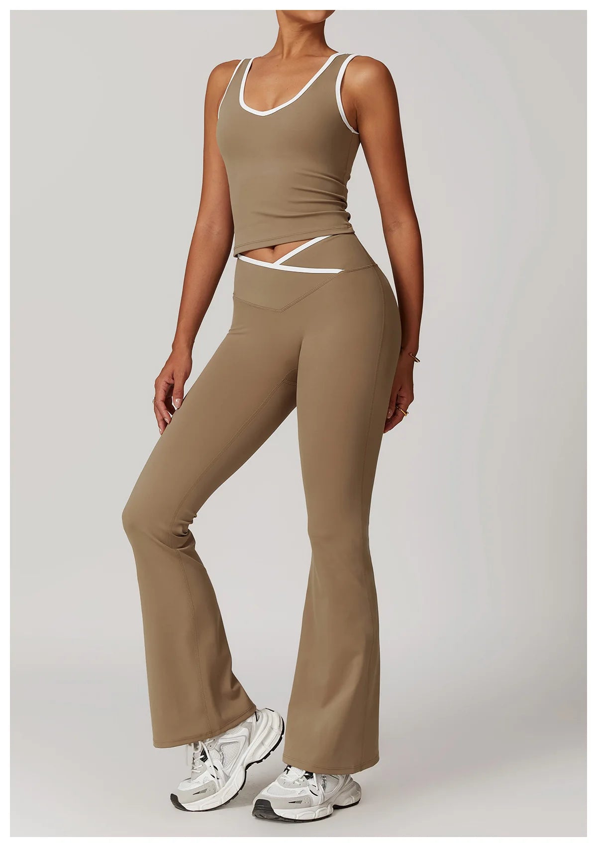 2 Piece Yoga Set Women's Workout Outfits Fitness Sportswear Gym Tracksuit High Waist Leggings Sports Bra Athletic Wear The Clothing Company Sydney