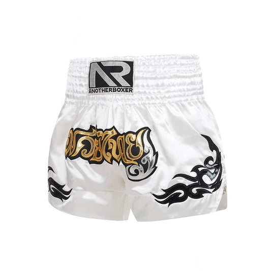 Unisex Slim-Cut Muay Thai & MMA Boxing Fight Shorts – Patchwork Martial Arts Trunks The Clothing Company Sydney