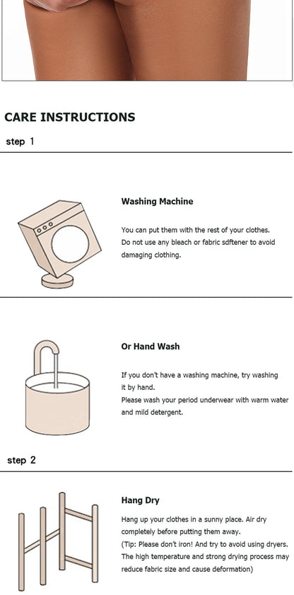 3 Layers Menstrual Panties Absorption Maternity Physiological Incontinence Breathable Briefs Waterproof Period Women's Underwear The Clothing Company Sydney