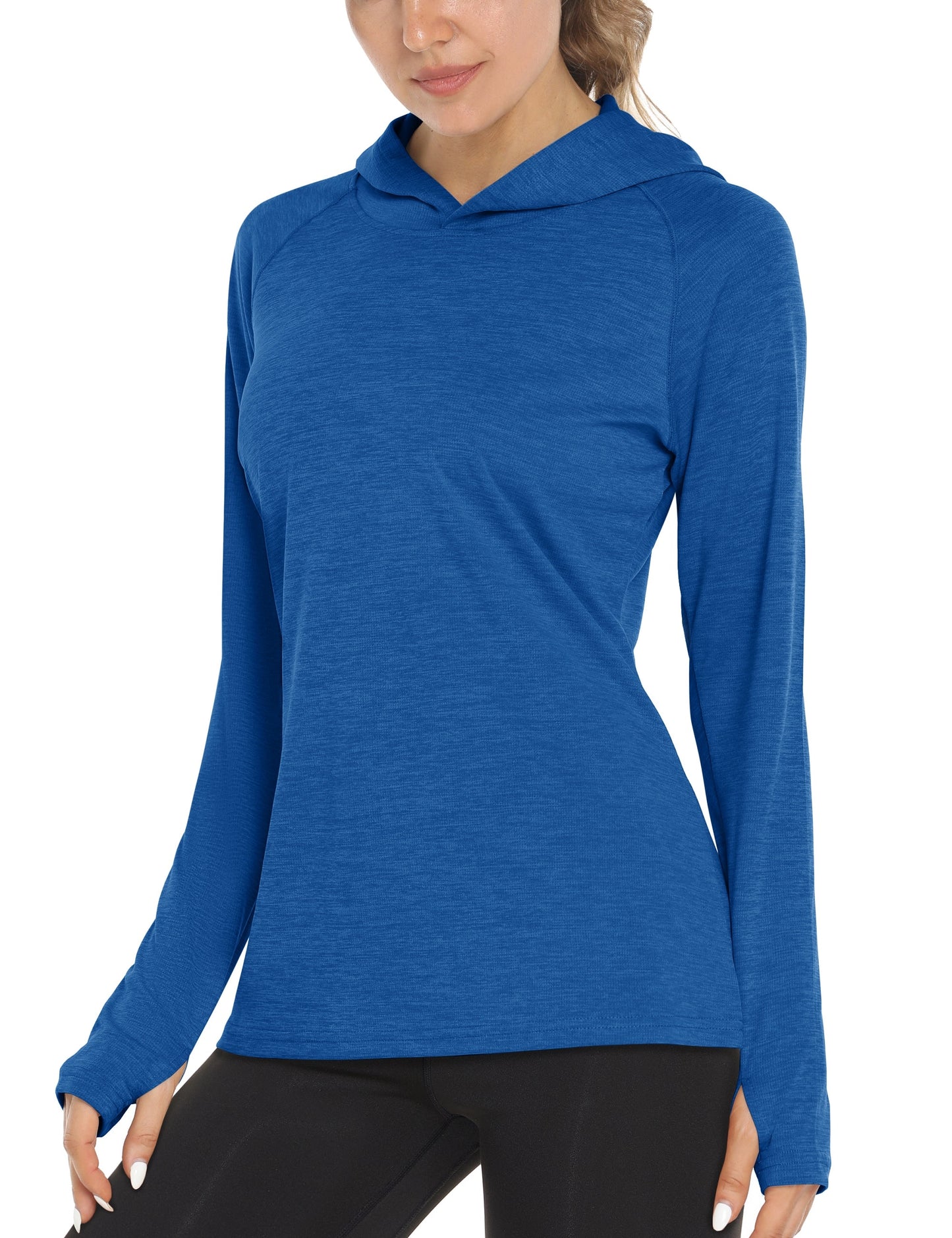 UPF50+ Breathable Long Sleeve Hoodie T-shirts Women's Sun/UV Protection Casual Hooded T shirts Outdoor Sports Pullover The Clothing Company Sydney
