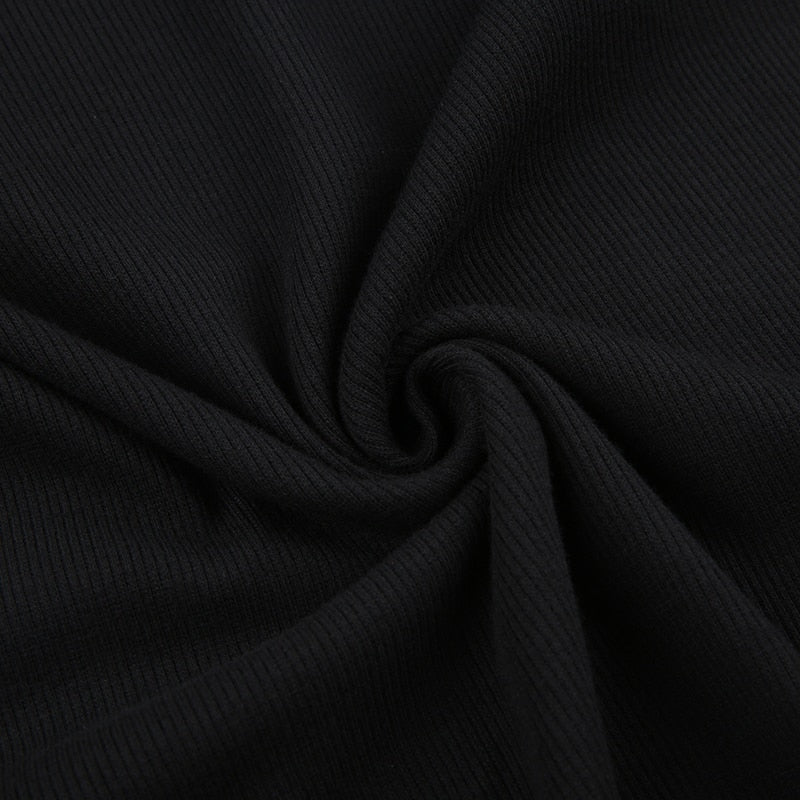 Casual Frill Long Sleeve Black Female Dress Slim Spring Autumn Mini Dresses Basic Fashion Elegant Outfit The Clothing Company Sydney