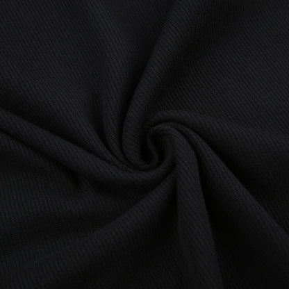 Casual Frill Long Sleeve Black Female Dress Slim Spring Autumn Mini Dresses Basic Fashion Elegant Outfit The Clothing Company Sydney