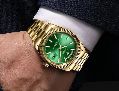 Cadisen DD40 Mens Luxury Automatic AR Sapphire Glass Mechanical Wristwatch 10Bar Miyota 8285 Movt Watch - The Clothing Company Sydney