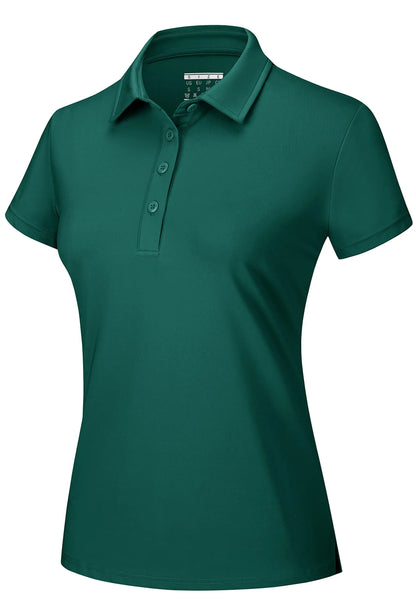 Summer UPF 50+ Short Sleeve Shirts Women's Sun Protection T-shirts Quick Dry 4 Buttons Tennis Workout Tee Golf Pullovers The Clothing Company Sydney