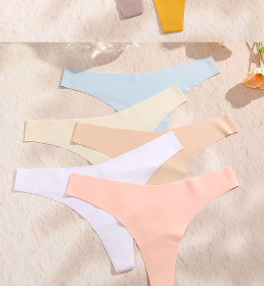 3 Pack G-String Underwear Female T-back Intimates Lingerie Seamless Low Waist Underpants Briefs The Clothing Company Sydney