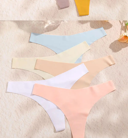 3 Pack G-String Underwear Female T-back Intimates Lingerie Seamless Low Waist Underpants Briefs The Clothing Company Sydney