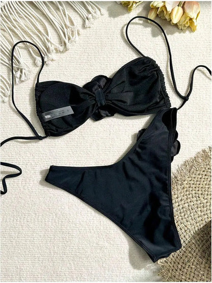 Women's Swimwear 2 Piece Swimsuit Swimming Bathing Suits Brazilian Bikini Set Beachwear Pool Bather - The Clothing Company Sydney