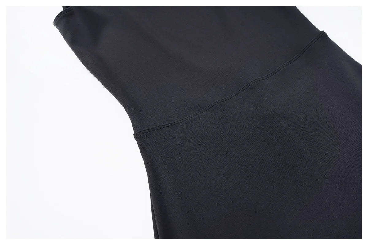 Women's V Back Jumpsuit Gym Set Sports Jumpsuit Training Yoga Suit Fitness Rompers Stretch Workout Bodysuits Sportswear - The Clothing Company Sydney