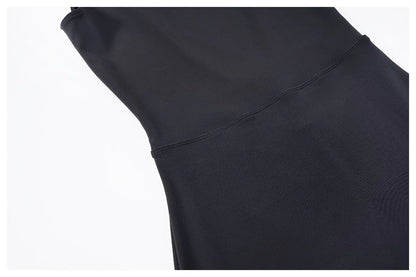 Women's V Back Jumpsuit Gym Set Sports Jumpsuit Training Yoga Suit Fitness Rompers Stretch Workout Bodysuits Sportswear - The Clothing Company Sydney