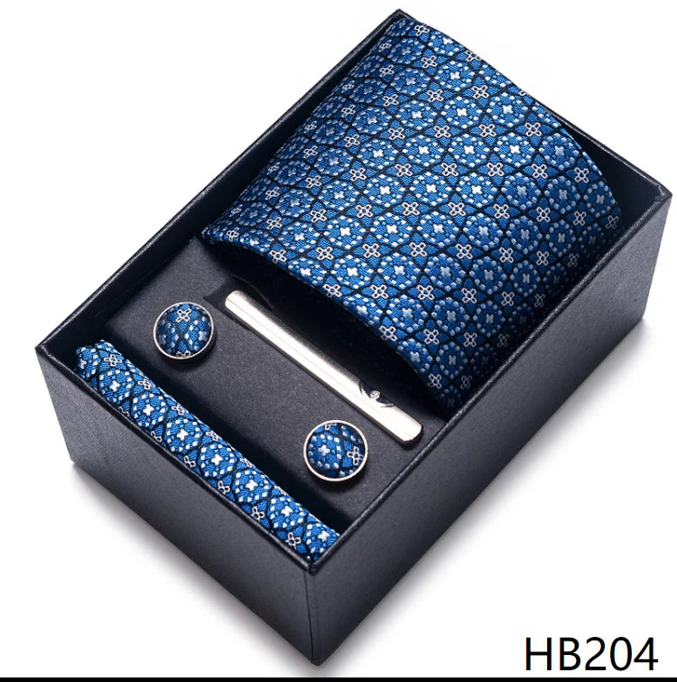 7.5 cm Business Ties Hanky Cufflink Set Tie Clips Green Necktie Corbatas For Men Wedding In Gift Box The Clothing Company Sydney