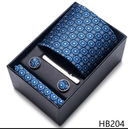 7.5 cm Business Ties Hanky Cufflink Set Tie Clips Green Necktie Corbatas For Men Wedding In Gift Box The Clothing Company Sydney