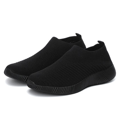 Fashion Casual Shoes Comfortable Soft Sneakers Women Slip On Sock Shoes For Women Ladies Flat Shoes The Clothing Company Sydney