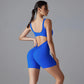 One Piece V Back Sports Jumpsuit Gym Romper Sleeveless Sportswear Bodysuit Women's Casual One-Piece Suit Yoga Clothing Set The Clothing Company Sydney