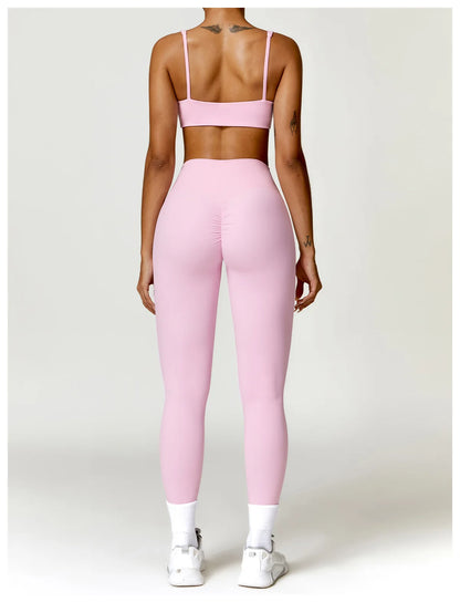 2 Piece Yoga Clothes Workout Sets Women Sportswear Tracksuit Running Fitness Leggings  Gym Set Women Sports Suit The Clothing Company Sydney