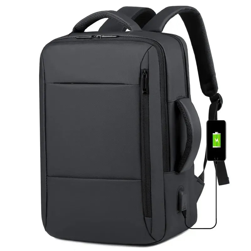 Large Backpack USB Charging Laptop Bagpack Waterproof Business Travel Cabin Hand Luggage Back Pack Bag - The Clothing Company Sydney
