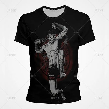 Muay Thai Gym Graphic T Shirt For Men Women Kids 3D Thai Boxing Sports Tee Shirts Streetwear Short Sleeves Quick Dry Top - The Clothing Company Sydney
