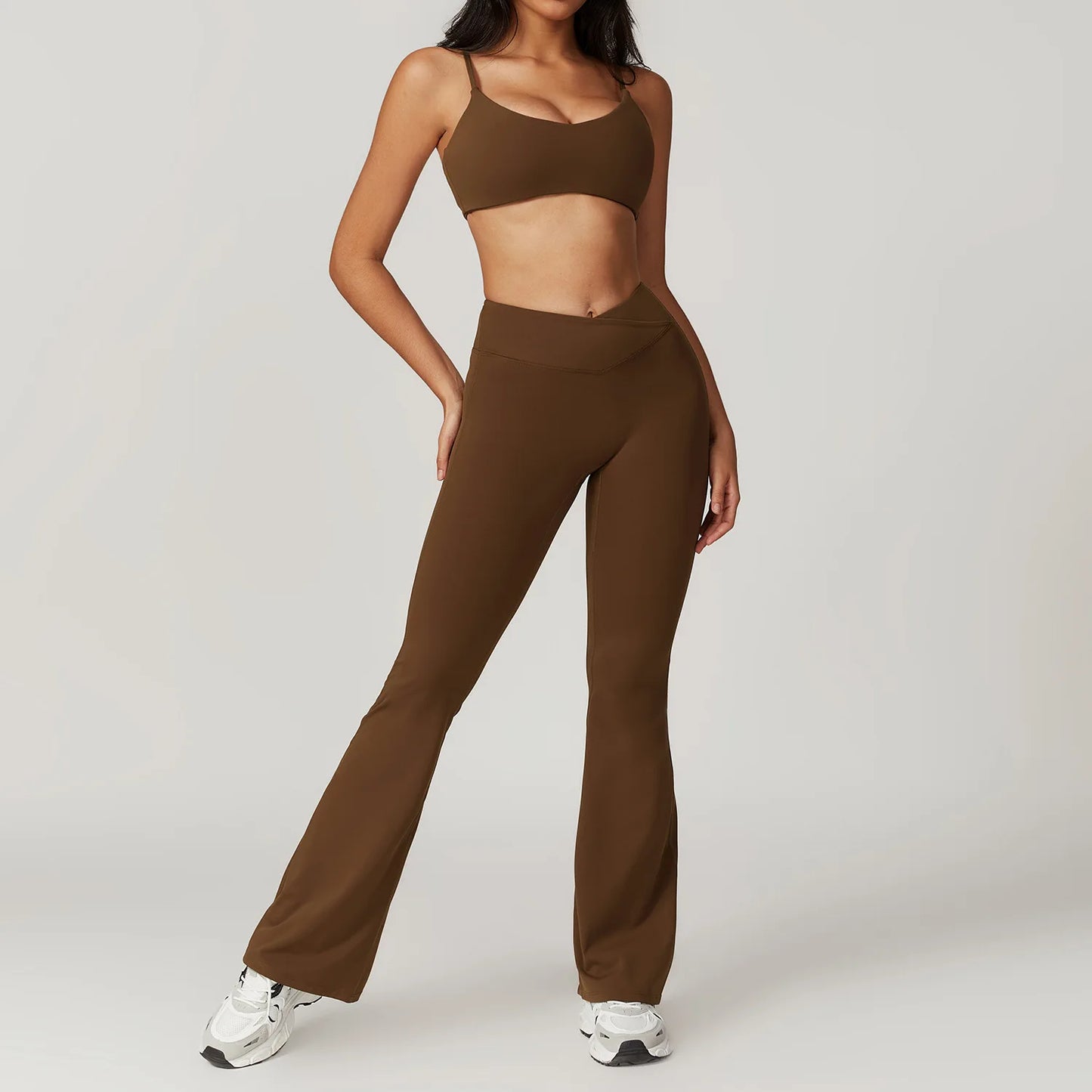 Women's Yoga Gym Activewear 2 Piece Set Sport Suit Workout Short Sleeve Crop Top High Waist Leggings Short Fitness Sports Wear