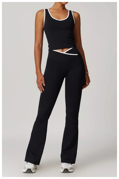 2 Piece Yoga Set Women's Workout Outfits Fitness Sportswear Gym Tracksuit High Waist Leggings Sports Bra Athletic Wear The Clothing Company Sydney