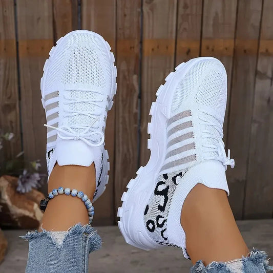 Leopard Print Women's Sneakers – Waterproof & Stylish The Clothing Company Sydney