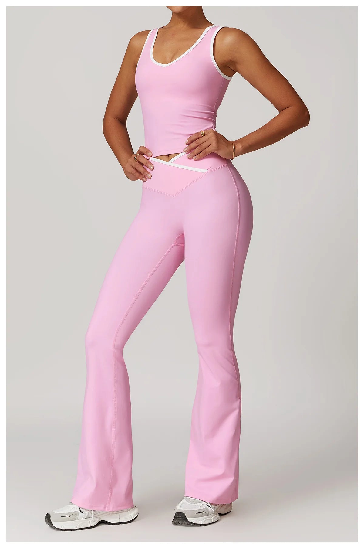 2 Piece Yoga Set Women's Workout Outfits Fitness Sportswear Gym Tracksuit High Waist Leggings Sports Bra Athletic Wear The Clothing Company Sydney