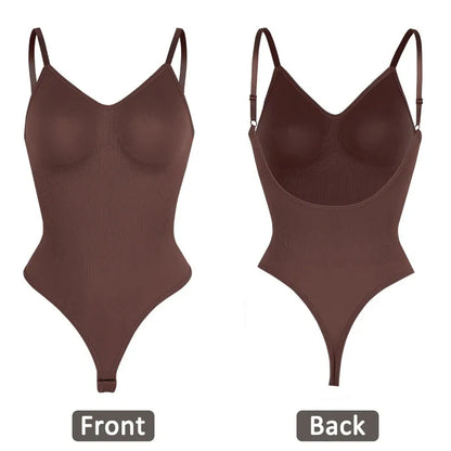 Womens Backless Bodysuits Seamless Shapewear Body Shaper Camisole Tops Corset Shapewear
