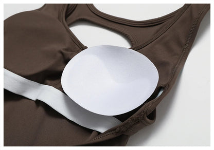 Open Back V Jumpsuit Gym Set Training Yoga Suit Sportswear Women Sports Jumpsuit Fitness Rompers Stretch Workout Bodysuits The Clothing Company Sydney