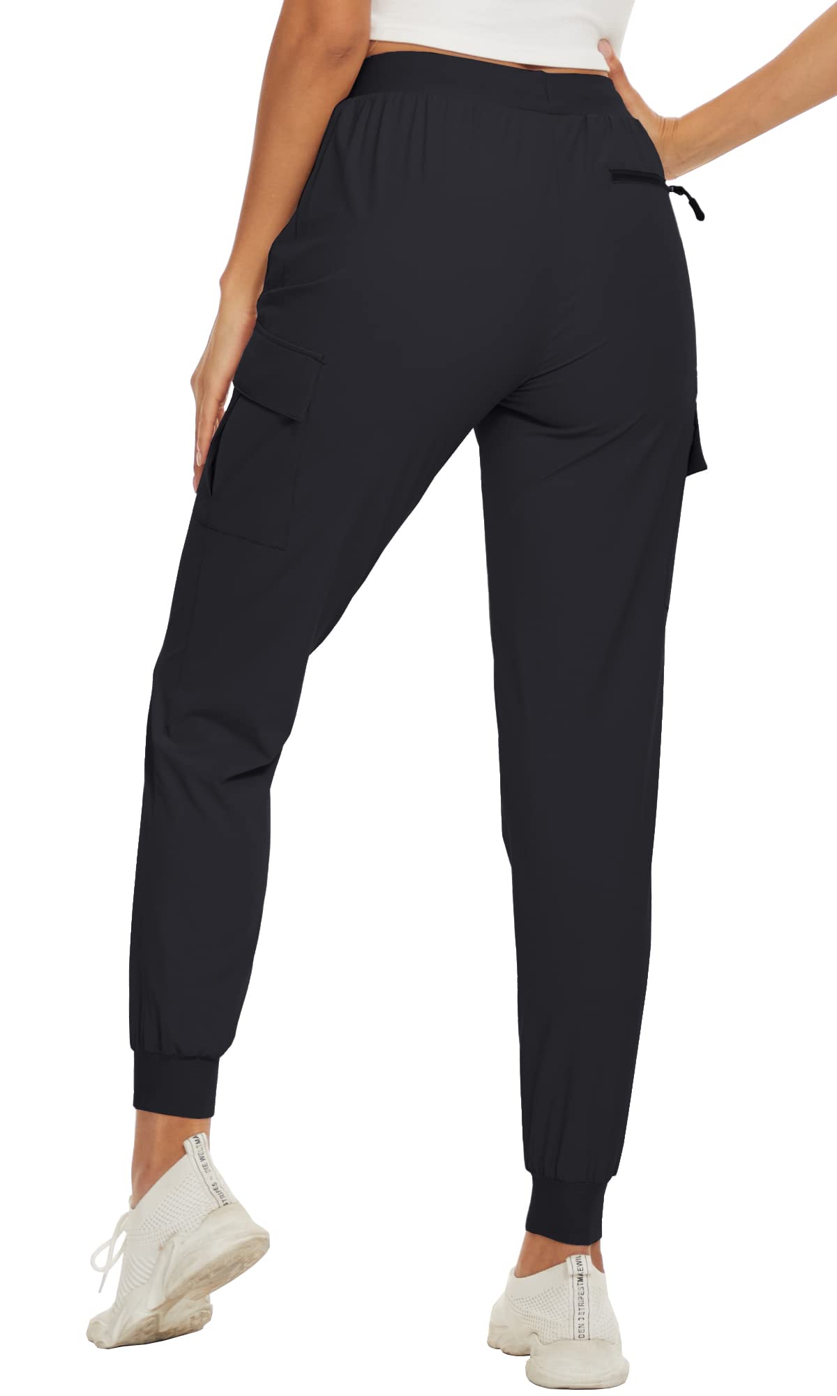 Summer Quick Dry Pants Women's Jogger Sweatpants Lightweight Breathable 6 Pockets Elastic Waist Casual Long Trousers The Clothing Company Sydney