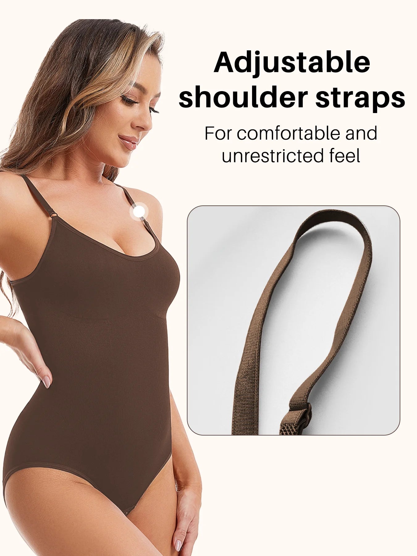 Women's Shapewear Seamless Full Body Shaper Smooth Out Bodysuit High Elastic Body Suits