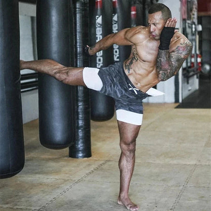 Men’s 2-in-1 Running Shorts – Double-Layer Gym Training & Beach Sportswear The Clothing Company Sydney