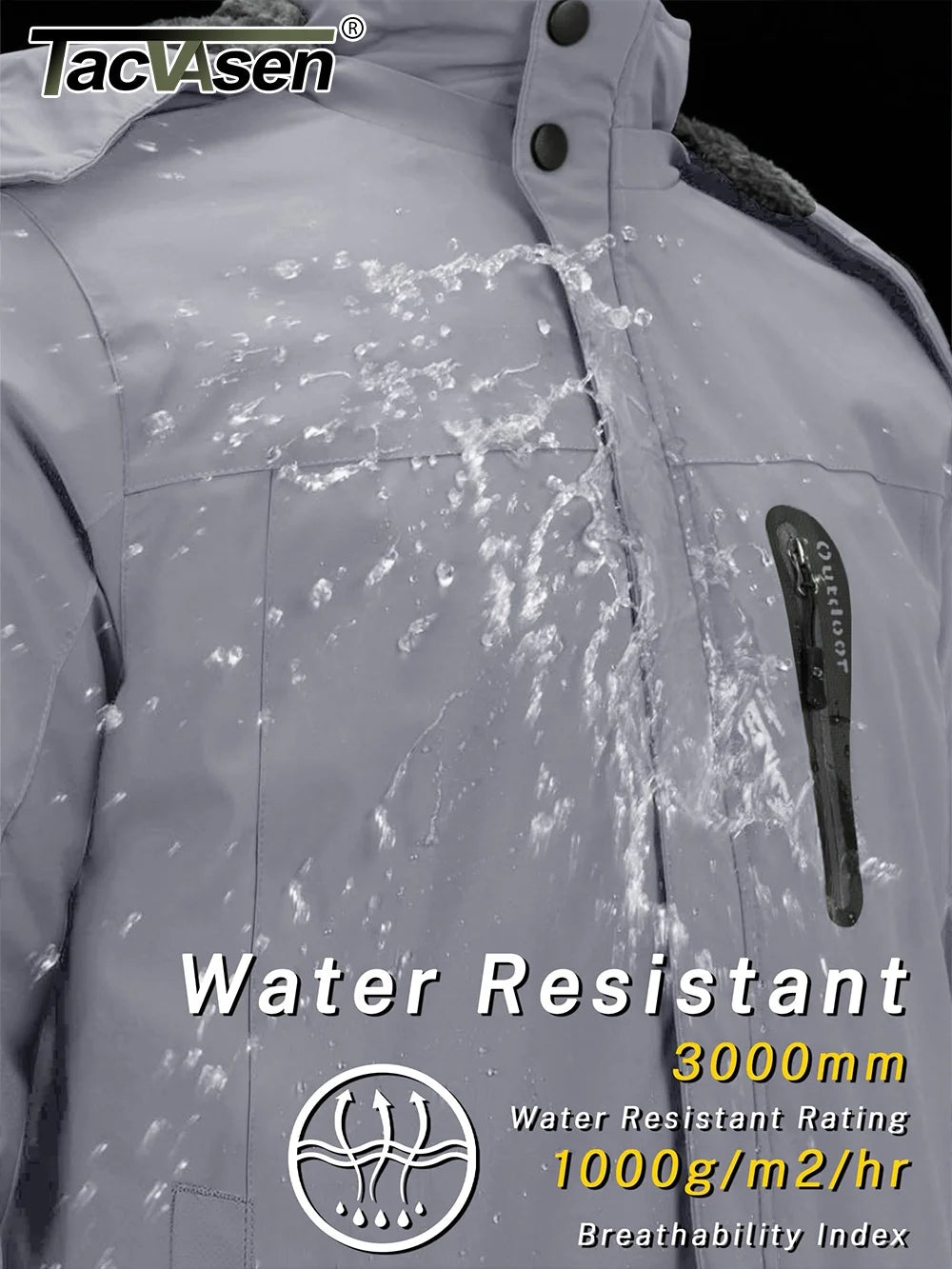 Winter Thicken Fleece Jacket Men's Waterproof Hiking Skiing Jackets Outdoor Mountain Trekking Windbreaker Parka - The Clothing Company Sydney