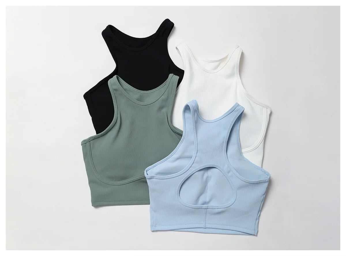 Women's Sport Bras Gym High Intensity  Running Yoga Beautiful Back Dry Bras Shockproof Rib Workout Bra Seamless Fitness Top The Clothing Company Sydney