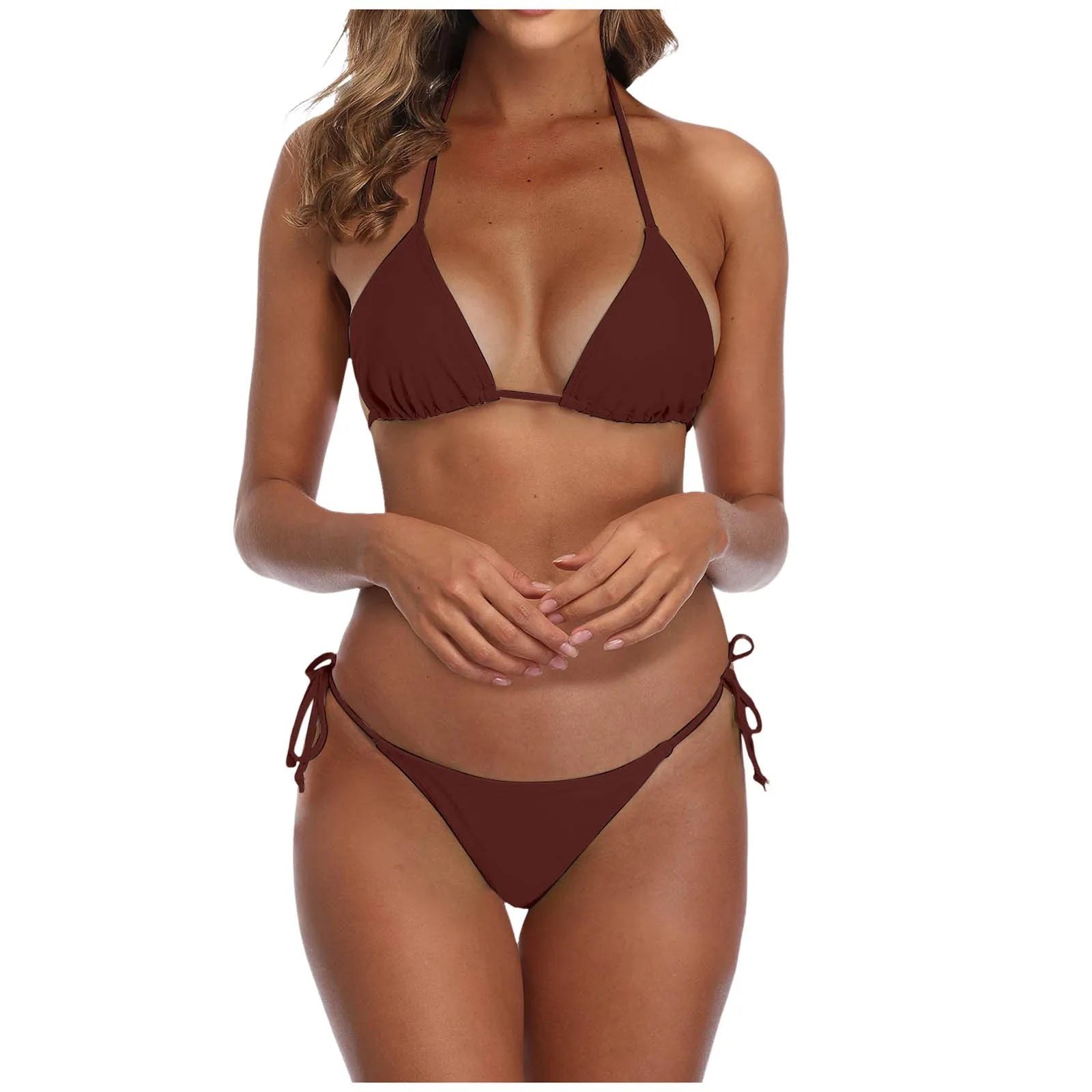 2 Piece Bikini Swimsuit Brazilian Pink Bikini Bather Bathing Suit For Women Triangle Top Thongs Swimsuits The Clothing Company Sydney