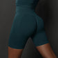 Seamless Yoga Workout Gym Fitness High Waist Sports Shorts The Clothing Company Sydney
