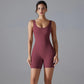 One Piece V Back Sports Jumpsuit Gym Romper Sleeveless Sportswear Bodysuit Women's Casual One-Piece Suit Yoga Clothing Set The Clothing Company Sydney