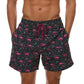 Summer Mens Swim Shorts Beach Quick Dry Printing Swimsuit Plus Size Mesh Liner Surfing Gym Board Shorts