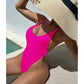 Backless String Mini Micro Thong Women Swimwear One Piece Swimsuit Female Bather Bathing Suit