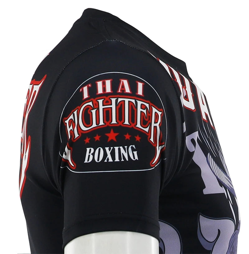 MMA Rashguard Breathable Compression Boxing Jerseys Tiger Muay Thai Jiu Jitsu Kickboxing Sweatshirt Men Wrestling T Shirt The Clothing Company Sydney