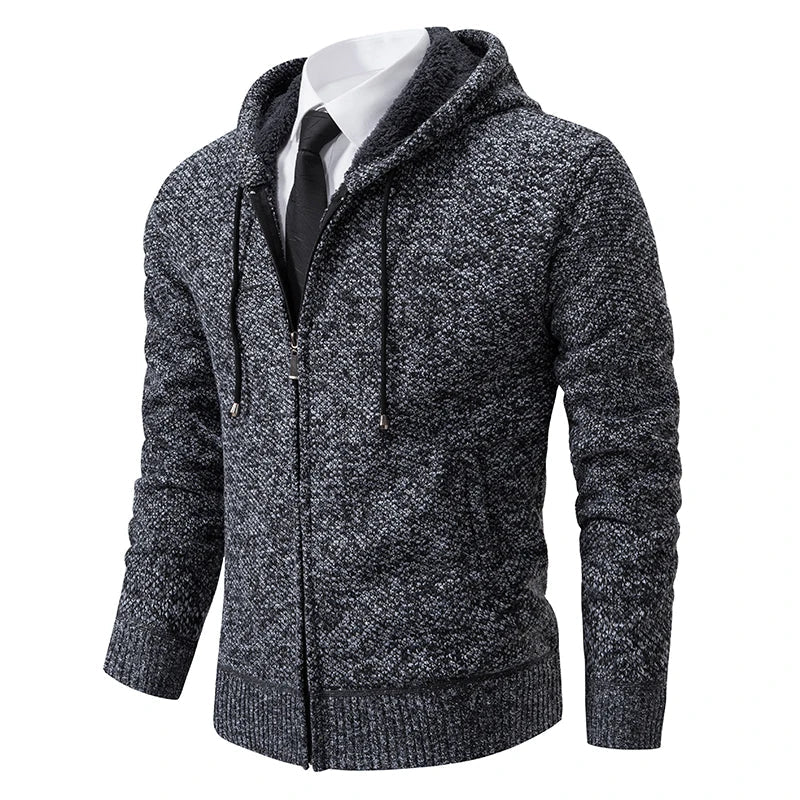 Men's Casual Stand Collar Sweater Zipper Cardigan The Clothing Company Sydney