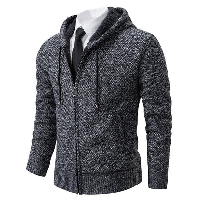 Men's Casual Stand Collar Sweater Zipper Cardigan The Clothing Company Sydney