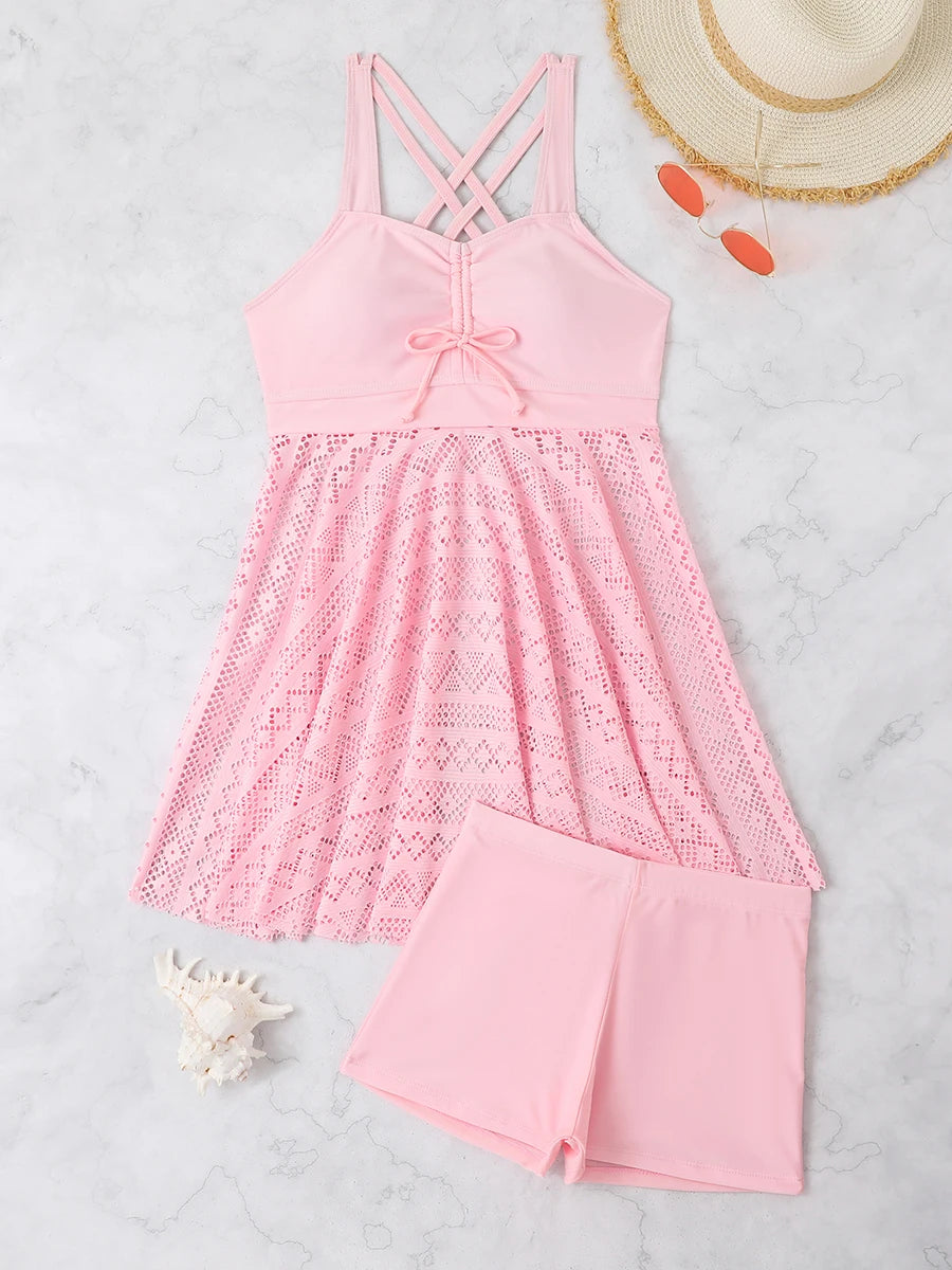 2 Piece Tankini & Beach Skirt Swimsuit Swimwear Bathers Bathing Swimming Suit Summer Beachwear - The Clothing Company Sydney