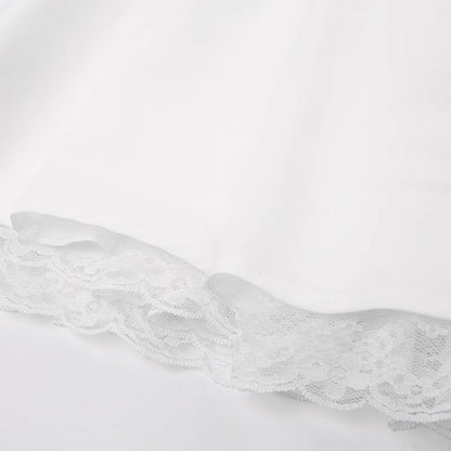 Lace Panel A-line Dress White Coquette Party Holiday Sleeveless Mini Corset Elegant Dress The Clothing Company Sydney