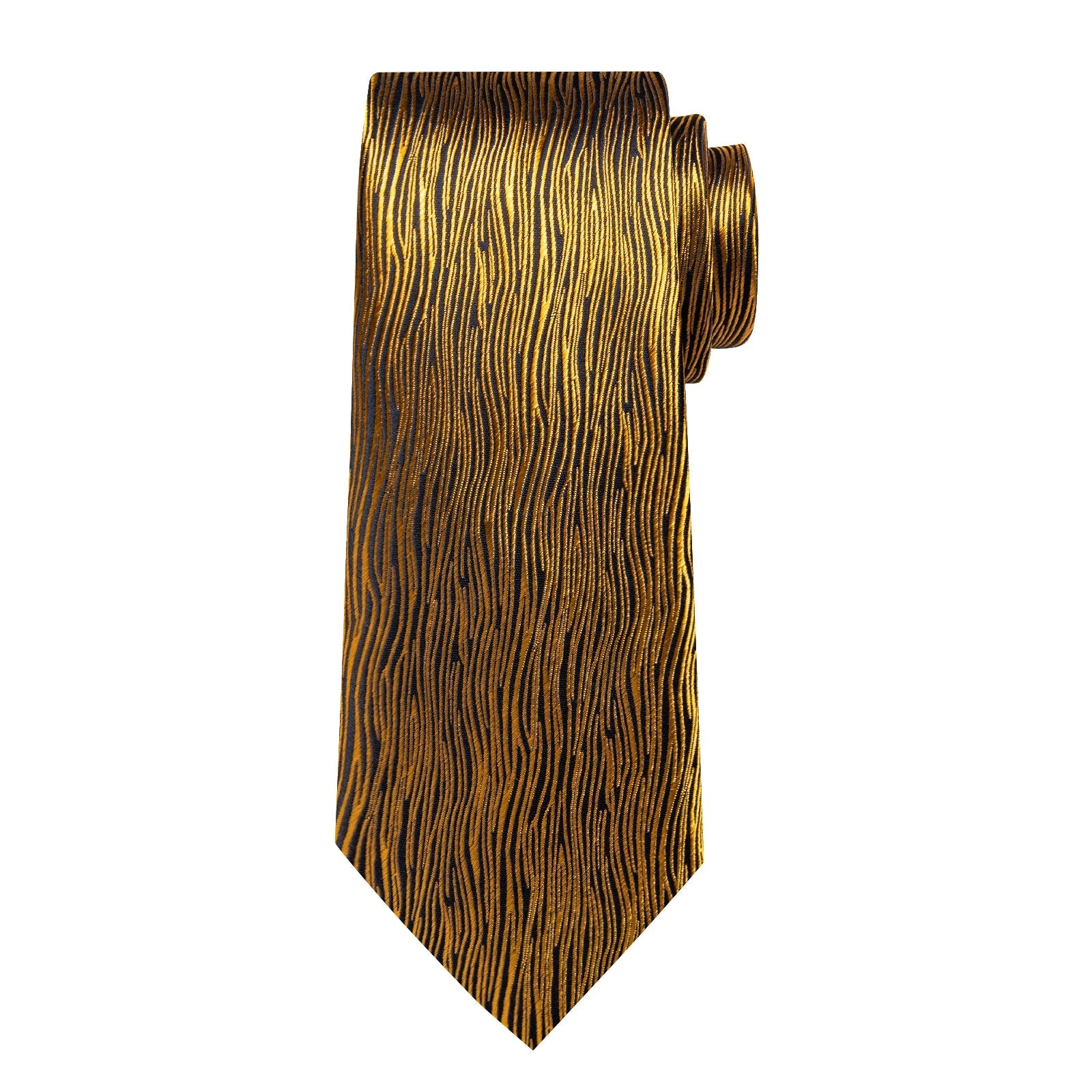 Luxury Black & Gold Paisley Silk Tie Set – Men's Necktie, Pocket Square & Cufflinks Gift The Clothing Company Sydney