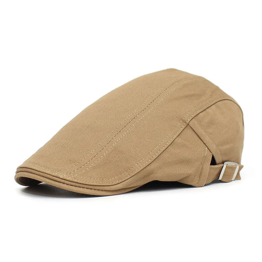 Classic Newsboy Cotton Blend Ivy Flat Brim Adjustable Beret Hat Cap The Clothing Company Sydney