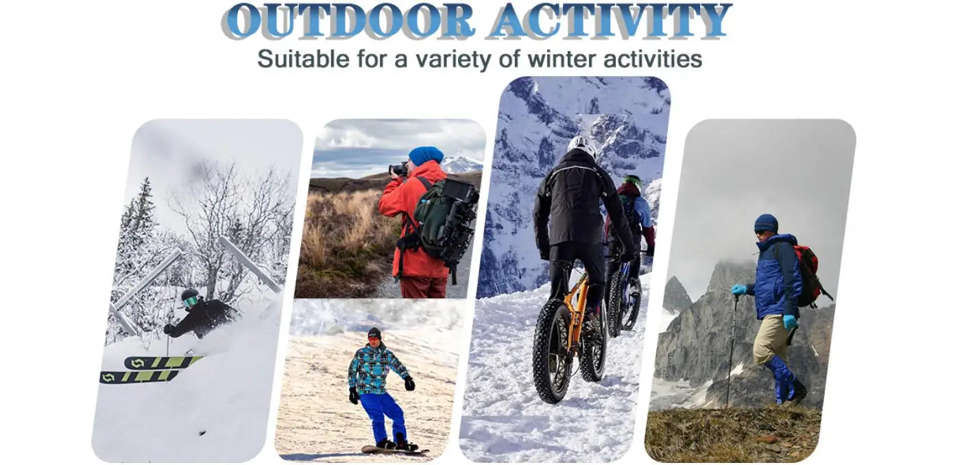 Winter Fleece Lining Parka Waterproof Men's Ski Snowboard Jackets Windproof Removable Hoodie Coats Casual Windbreaker - The Clothing Company Sydney