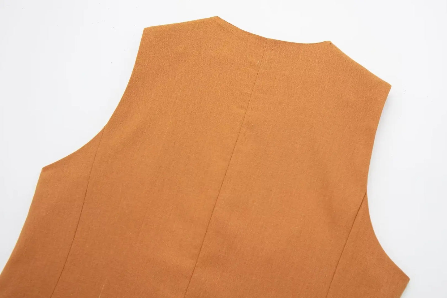 2 Piece Women's Suit Button V Neck Waistcoats Elegant Vest Top Zipper High Waist Slim Pants Shorts Summer Female Streetwear - The Clothing Company Sydney