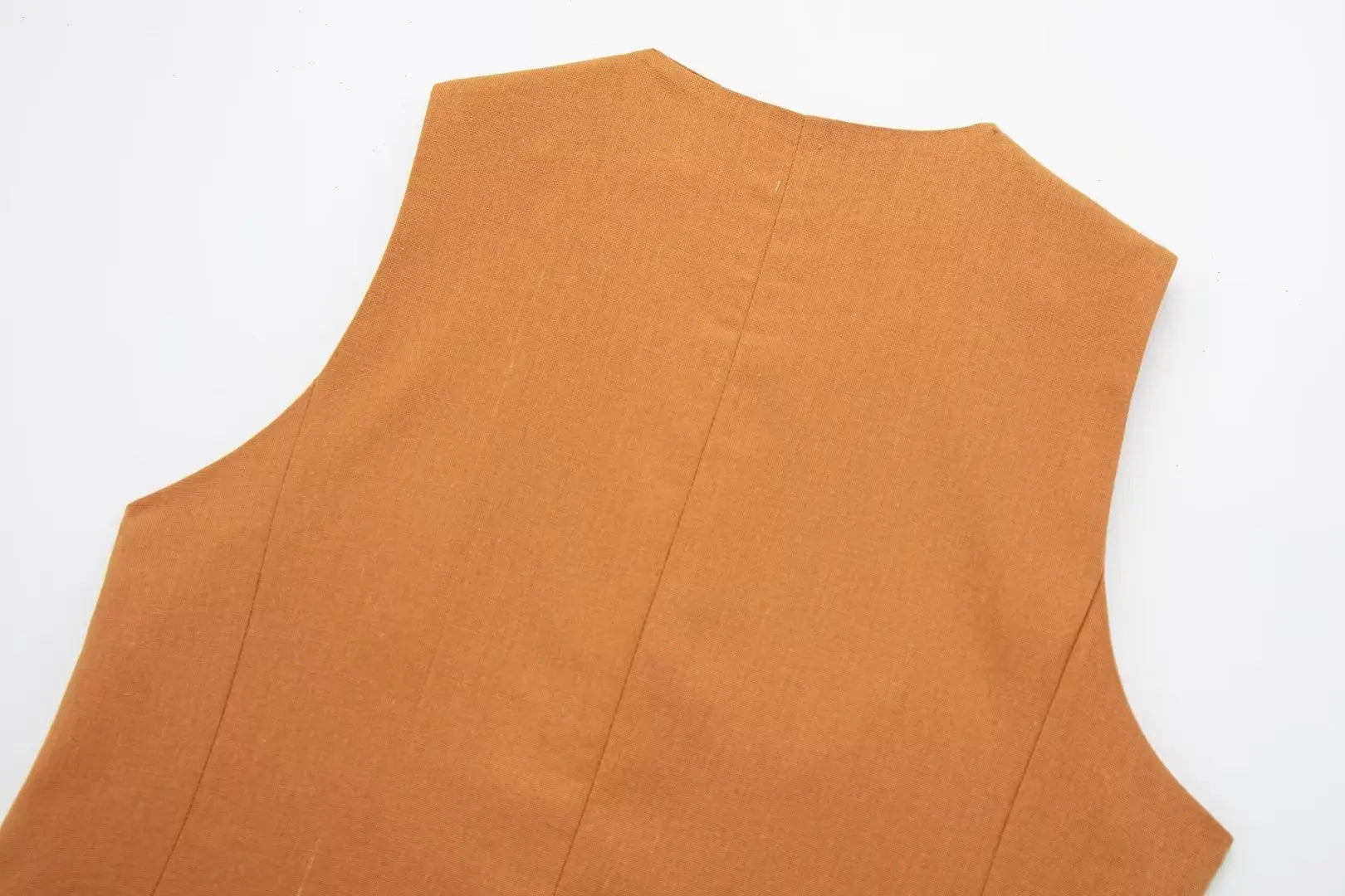 2 Piece Women's Suit Button V Neck Waistcoats Elegant Vest Top Zipper High Waist Slim Pants Shorts Summer Female Streetwear - The Clothing Company Sydney