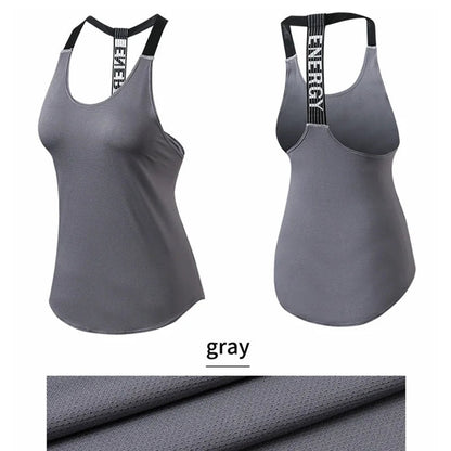 Women Gym Tops Black Sleeveless Yoga Fitness Shirt Gym Vest Running workout Sports Backless Singlet Top The Clothing Company Sydney