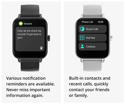 P81 Smart Watch Ultra 1.9 inch Screen 24H Health Monitor 100+ Sports Modes Bluetooth Smartwatch Men Women - The Clothing Company Sydney
